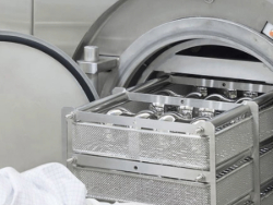 Medical devices undergoing validated cleaning in ISO Class 7 and 8 cleanrooms