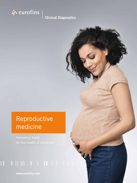 Reproductive medicine by Eurofins Clinical Diagnostics brochure cover