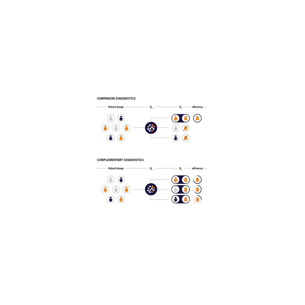Companion Diagnostics testing by Eurofins Clinical Diagnostics explanatory chart